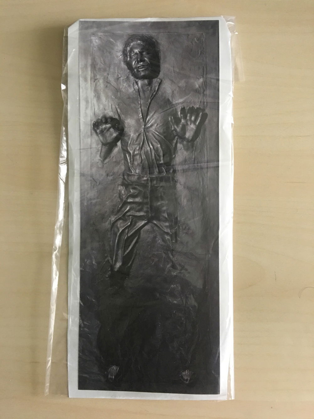 Custom Vinyl Print: Frozen Han Solo