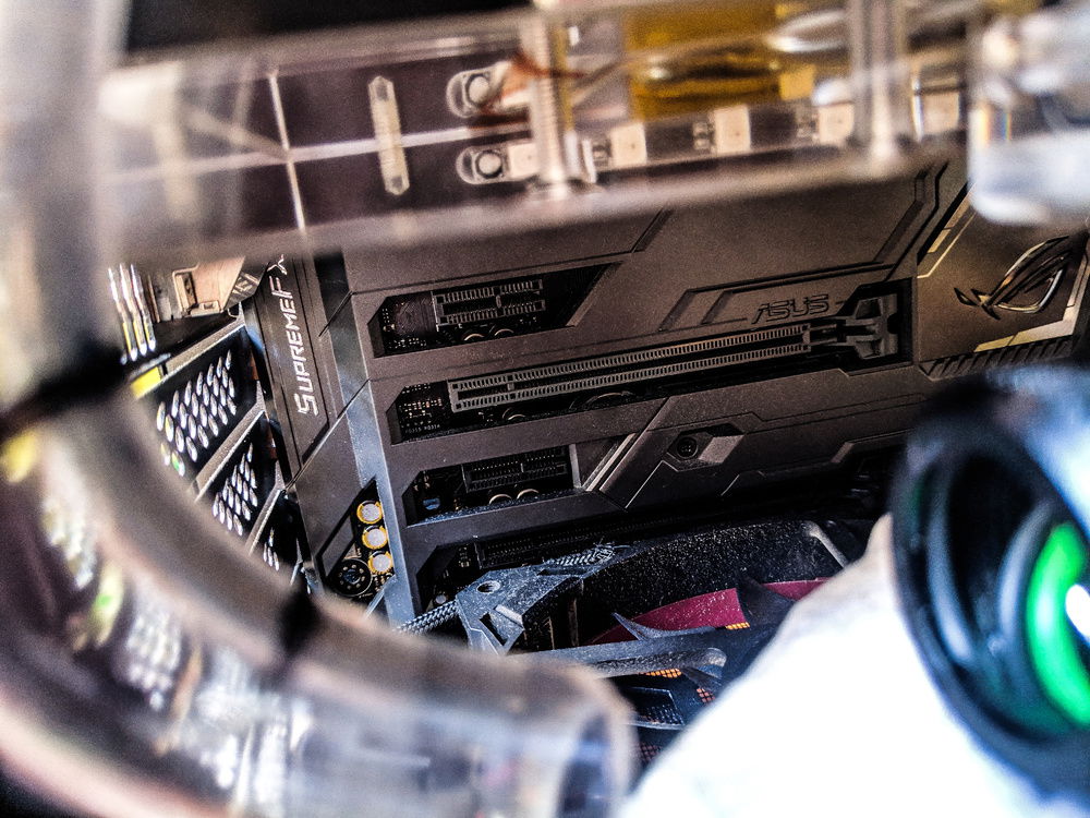 Dead CMOS battery and have to remove the tubes to remove the Maximus Formula armor to replace the CMOS.