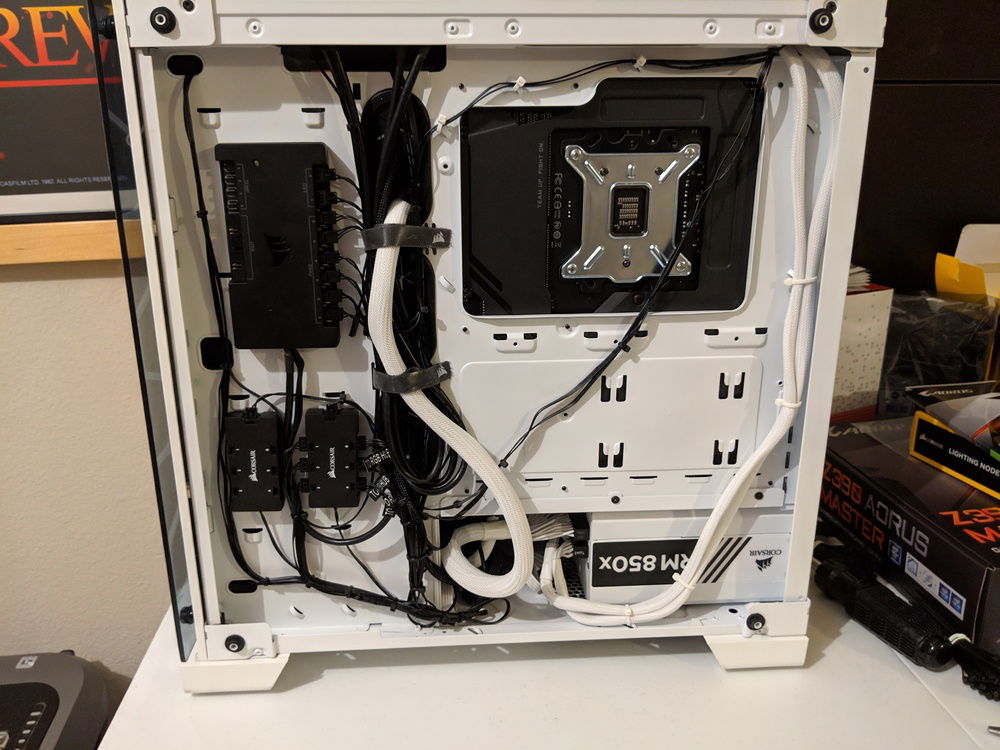 My crappy cable management