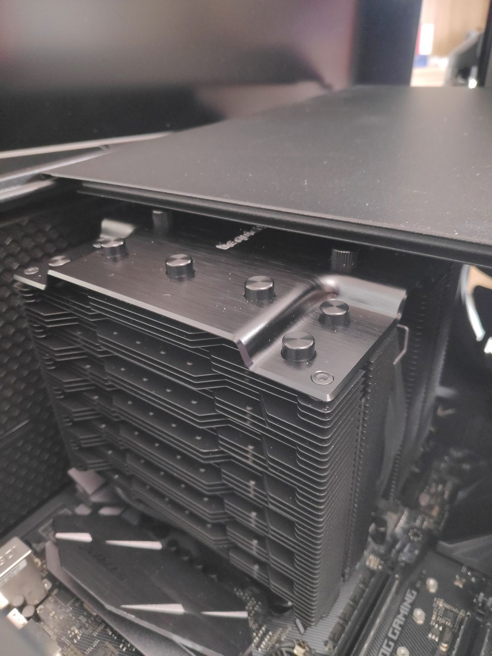 Pretty close on clearance between the cooler and the case!