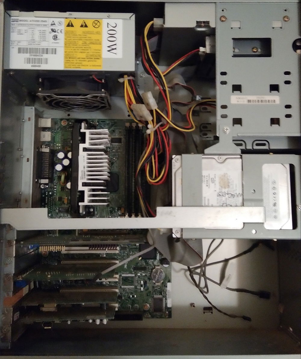 Before teardown....wouldn't POST, assumed it was a bad IDE drive.