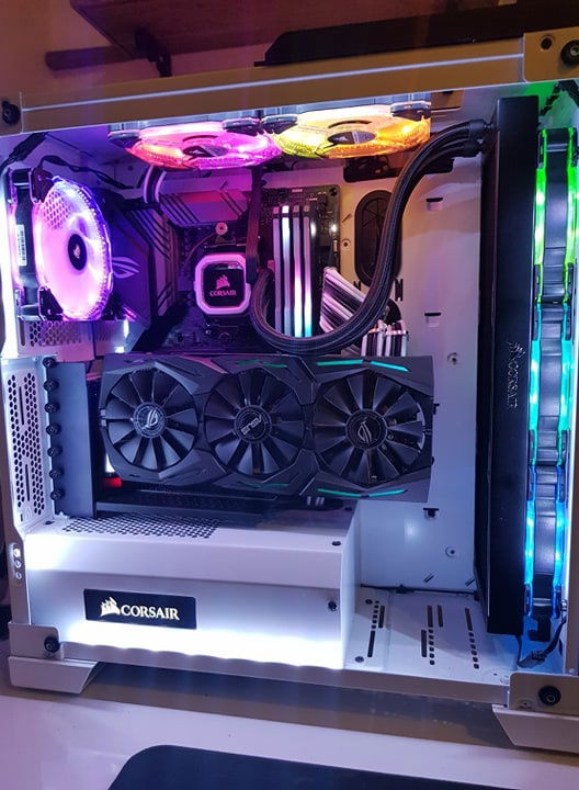 Rainbow puke, without side panel. after completed upgrade.