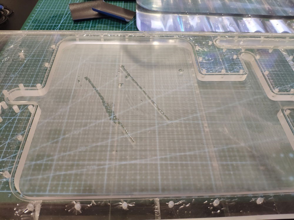 Machine marks are inevitable.