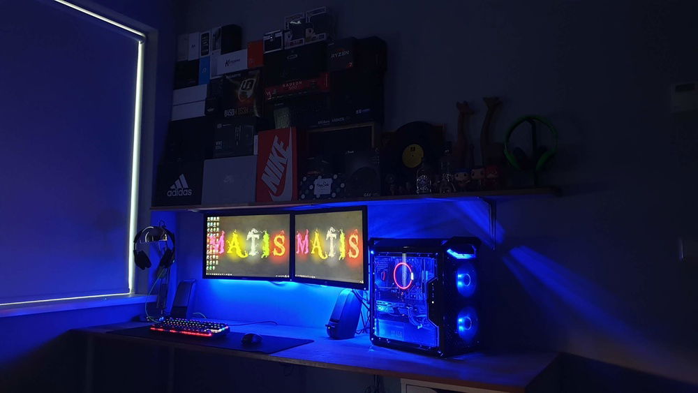 setup but from an angle