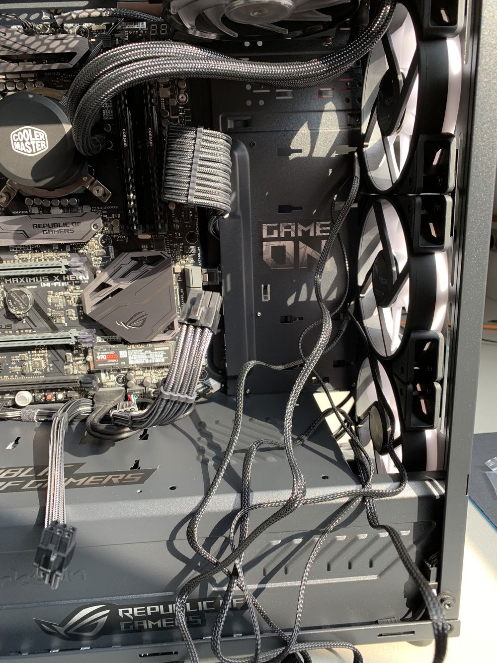 Work in progress - new casefans