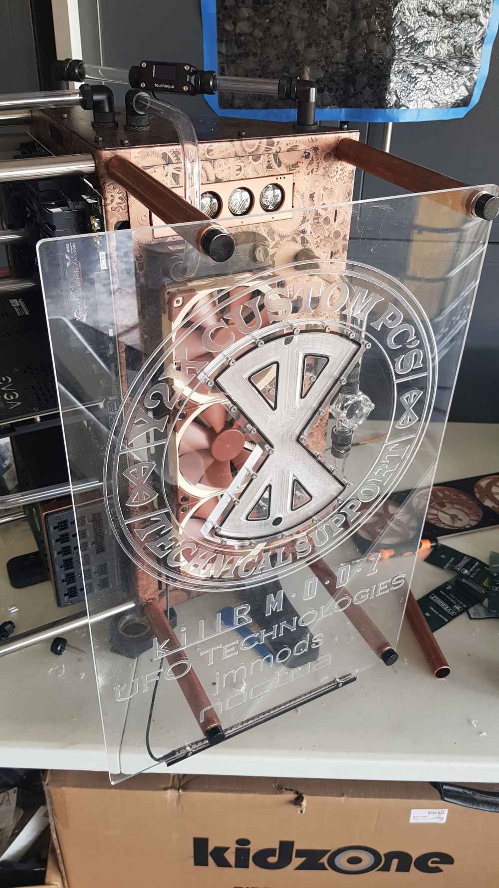 Had to cover the chrome with some copper ????