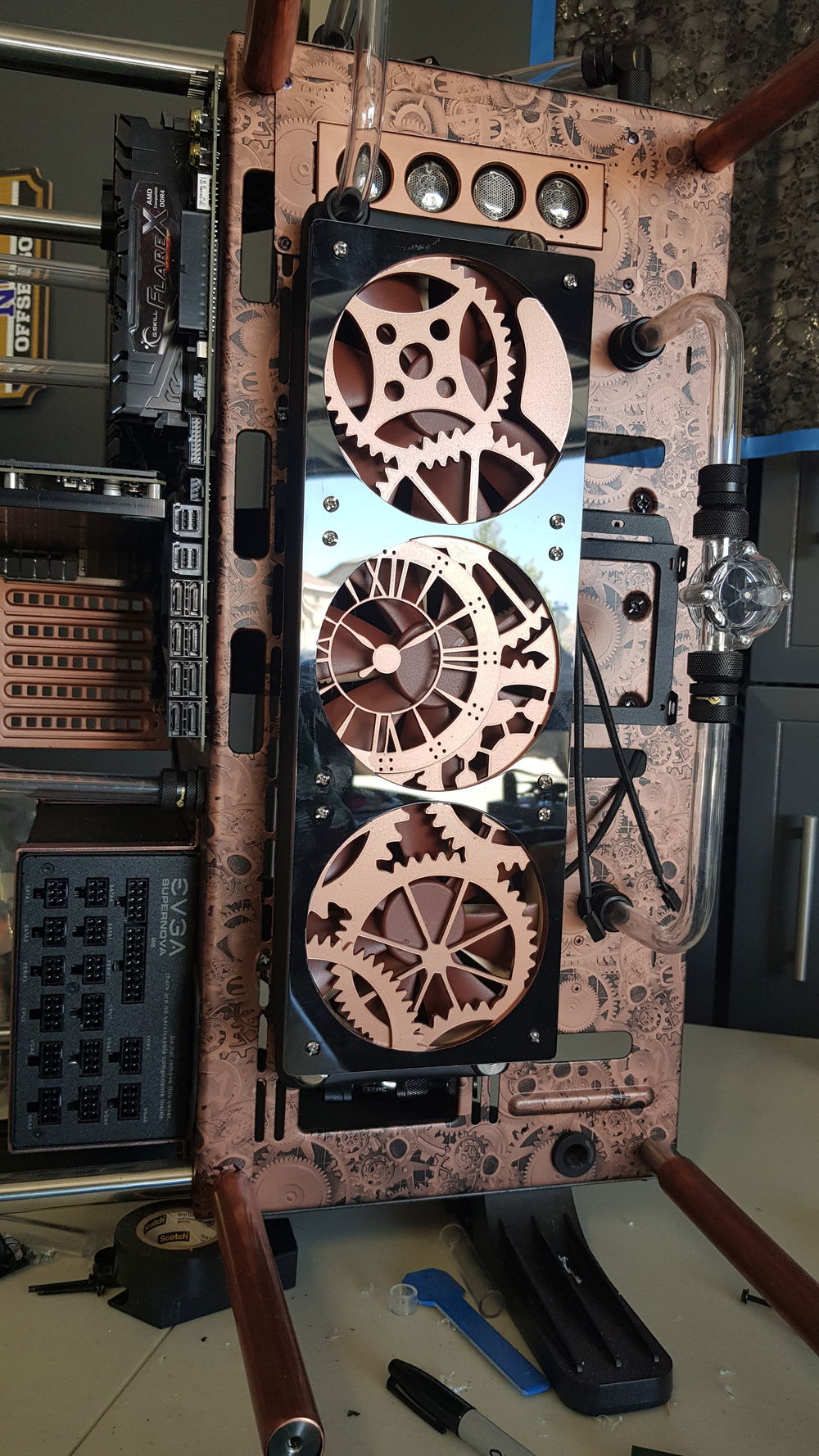 Had to do a custom 360 fan cover.