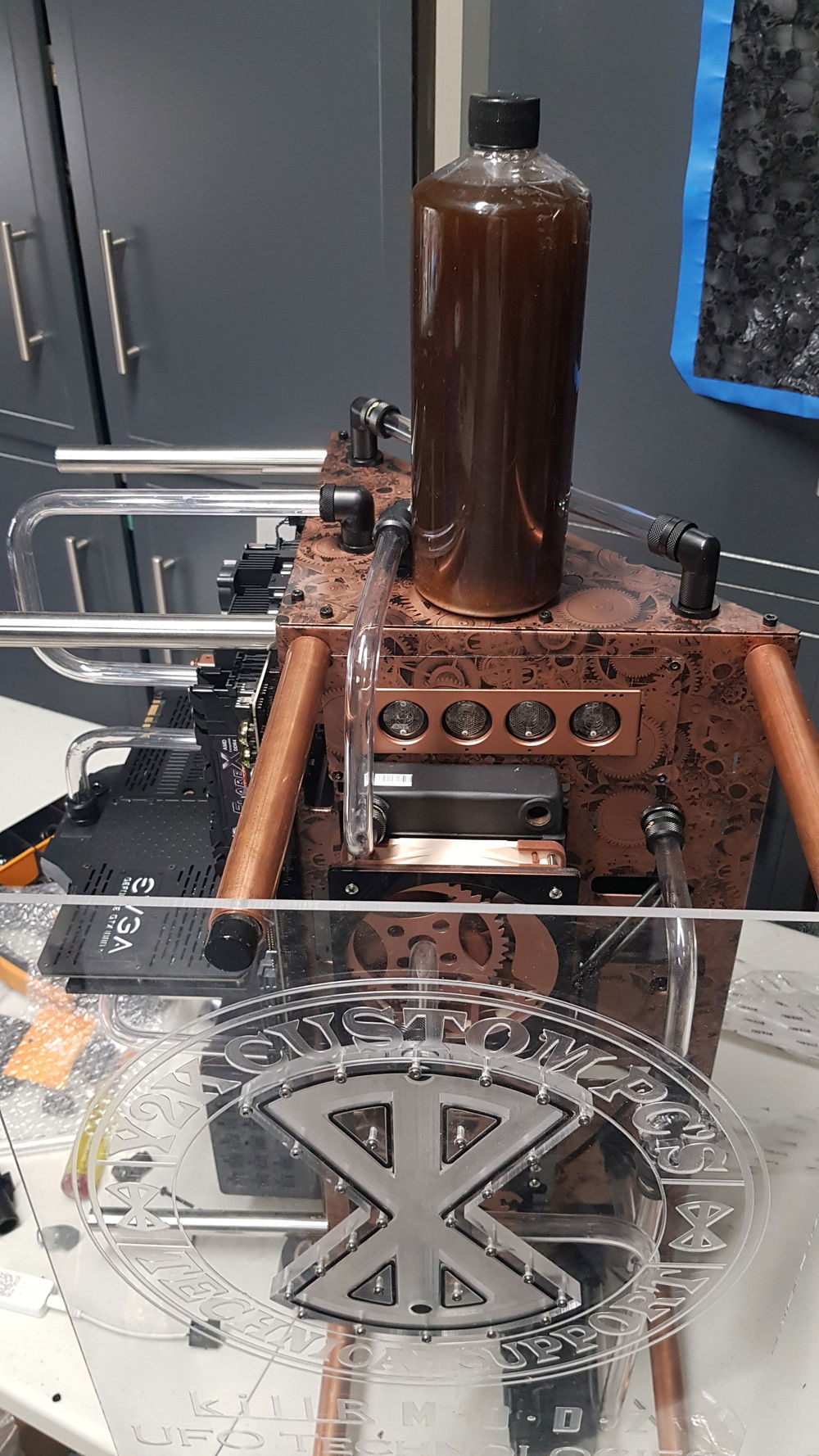 Yup...Industrial Waste coolant works nicely...