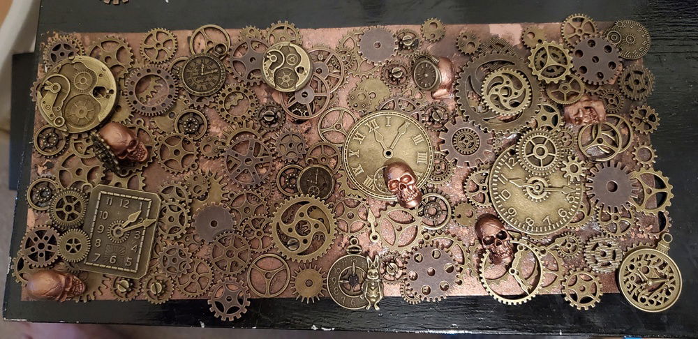 Final backplate. The Clock times are personal.