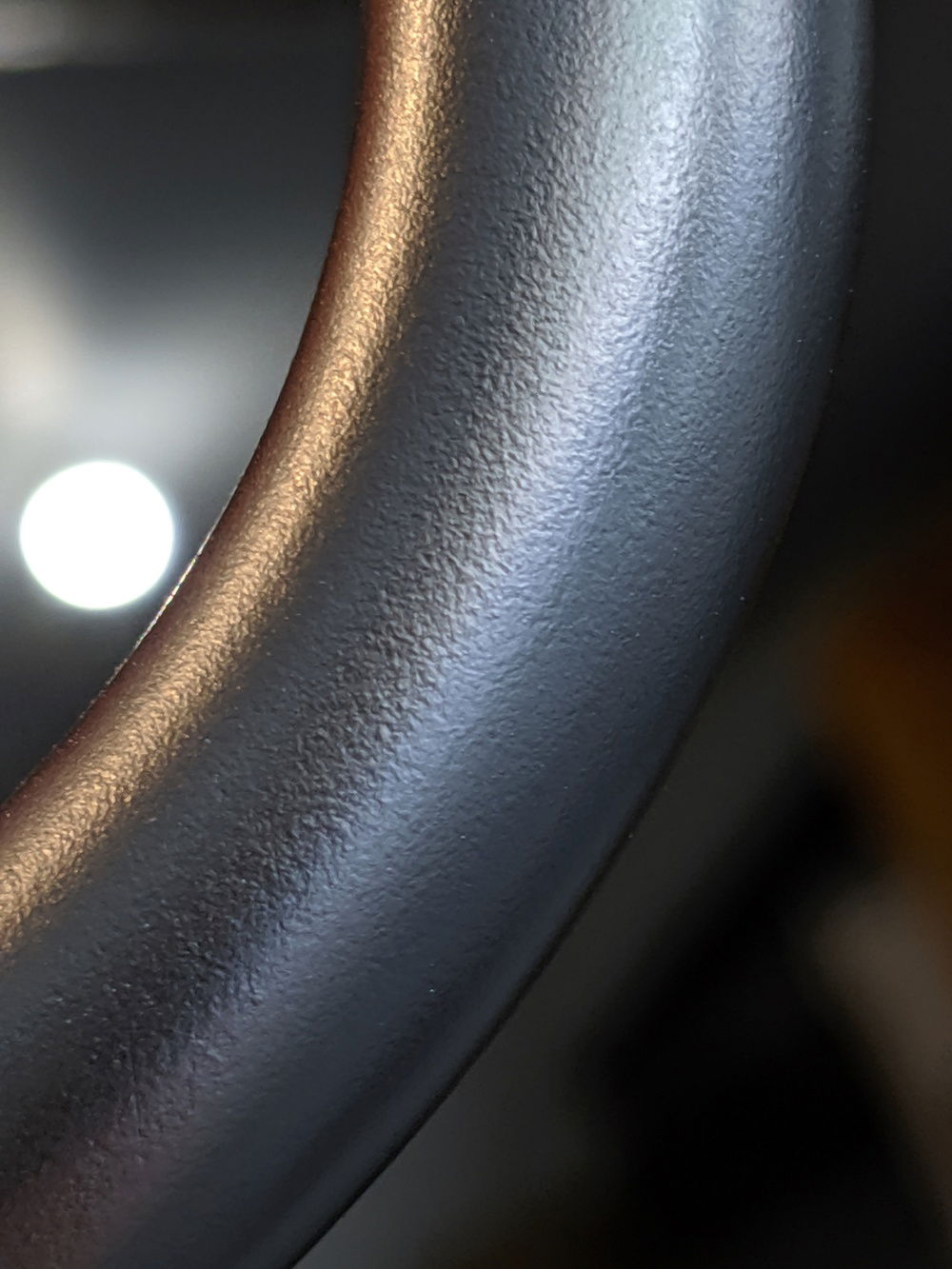 Close up of finish. Not bad.