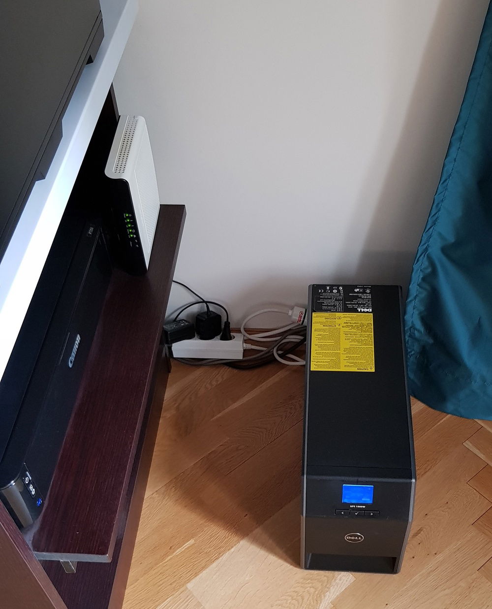 Through the years, about 4 PSUs got killed from crappy utility power delivery, this 1000W dell UPS is fantastic in "cleaning up" fluctuations and plenty powerful when power completely goes out.