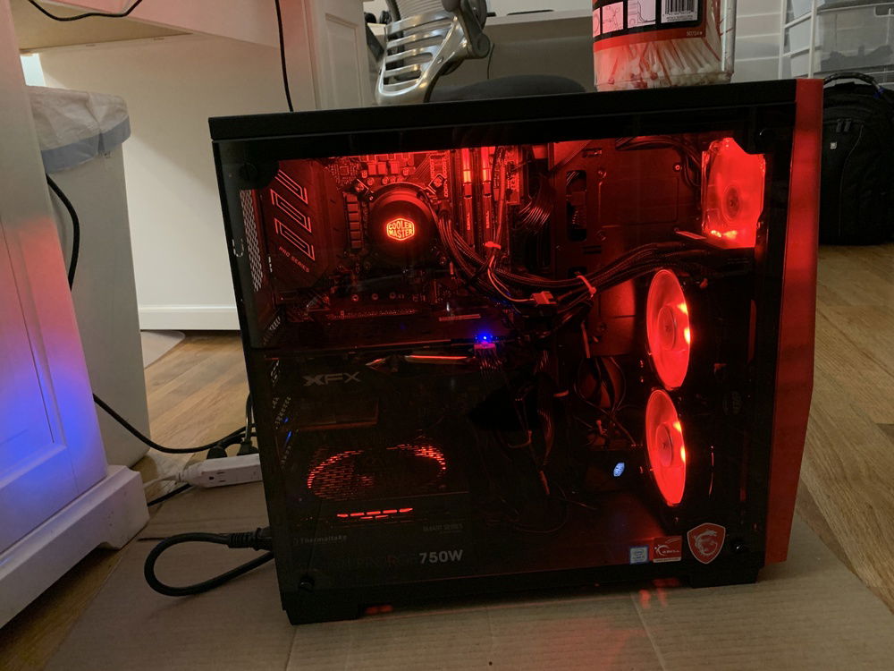 Right after building it