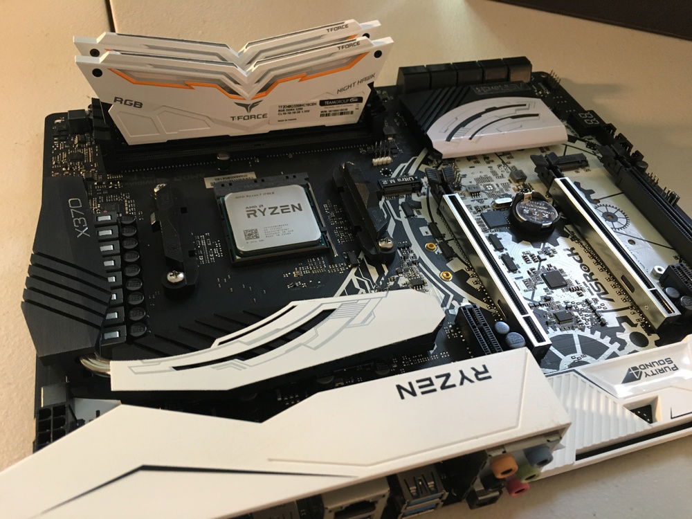 My first build with a Ryzen CPU and mobo