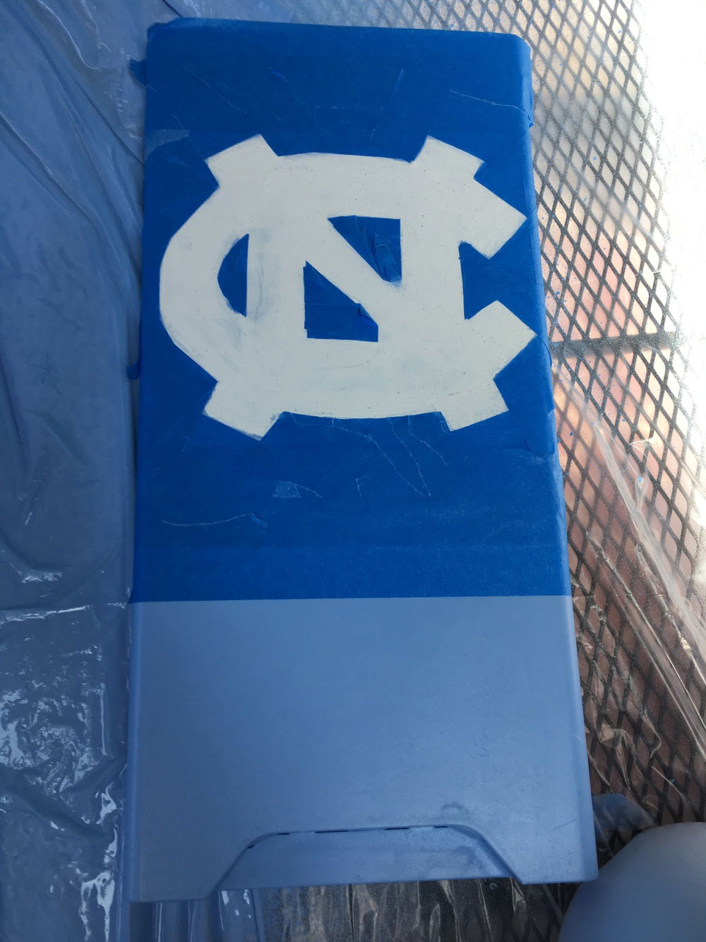 Front panel before making lots of small edits by hand to the logo