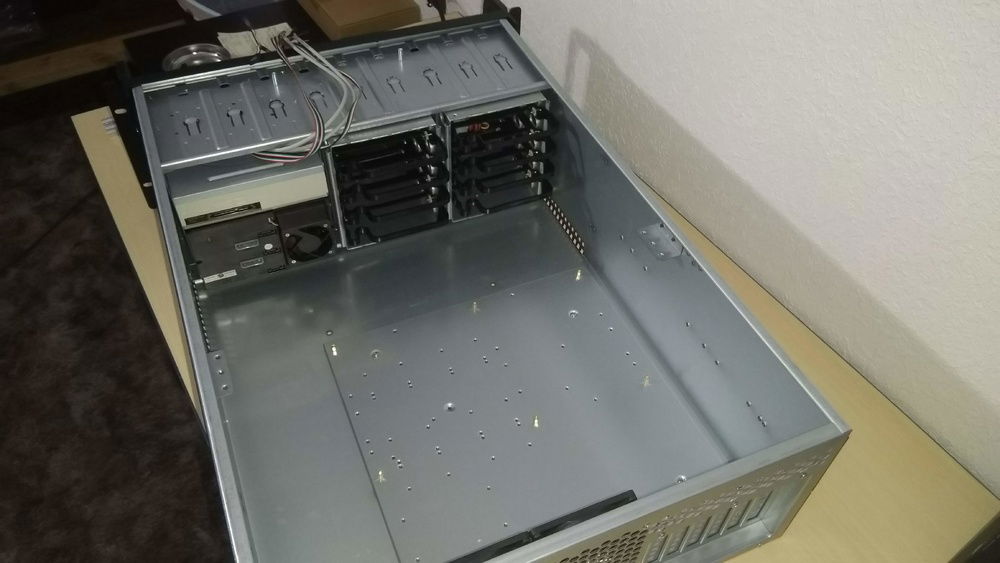 Removed the fan assembly and bar