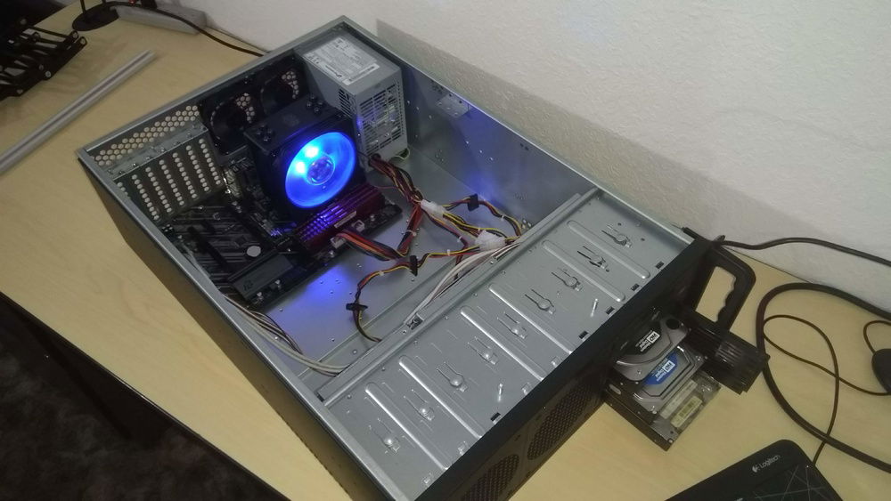 Hot swap working perfectly, for network backups, and store