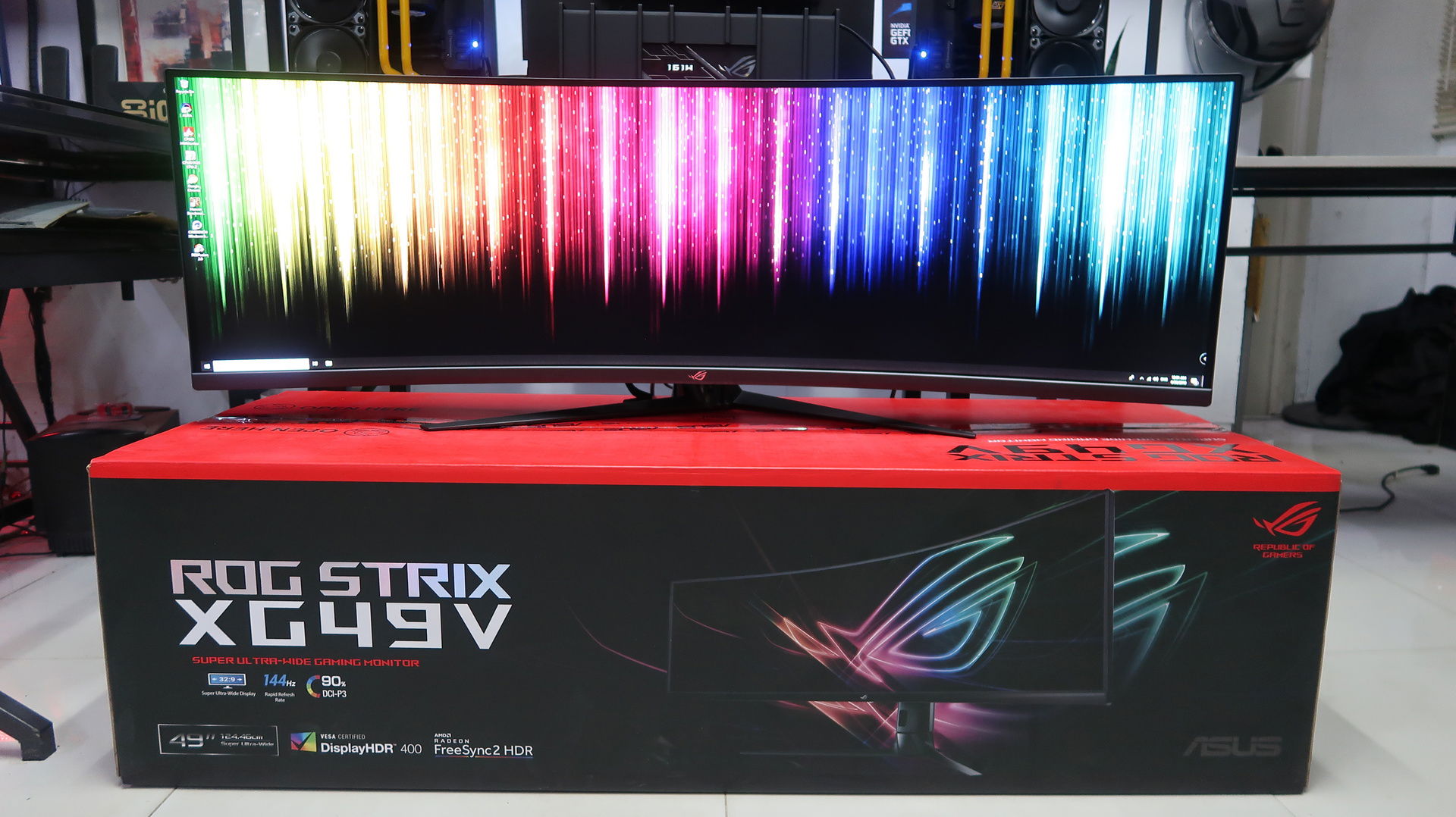 Custom Pc Build 61 " Omega " Thermaltake Core P7 with Super Ultrawide