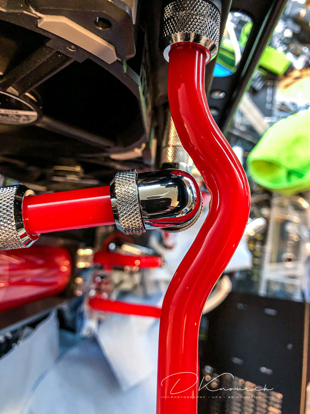 This was a pain at the time as I needed to get around the one tube but I think it turned out ok :)