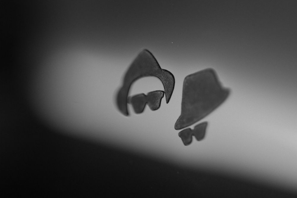 Laser etched detail in the front panel.