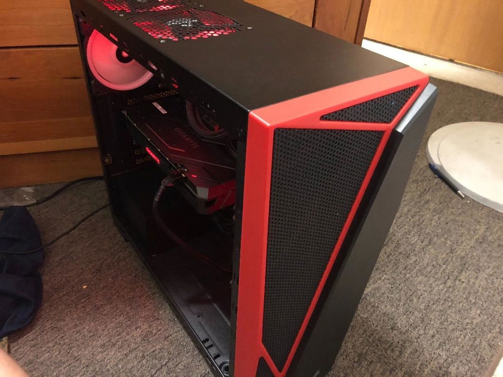 A view case. and the side panel off