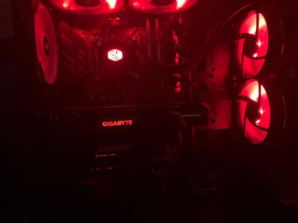 The low light picture. How its meant to be viewed.