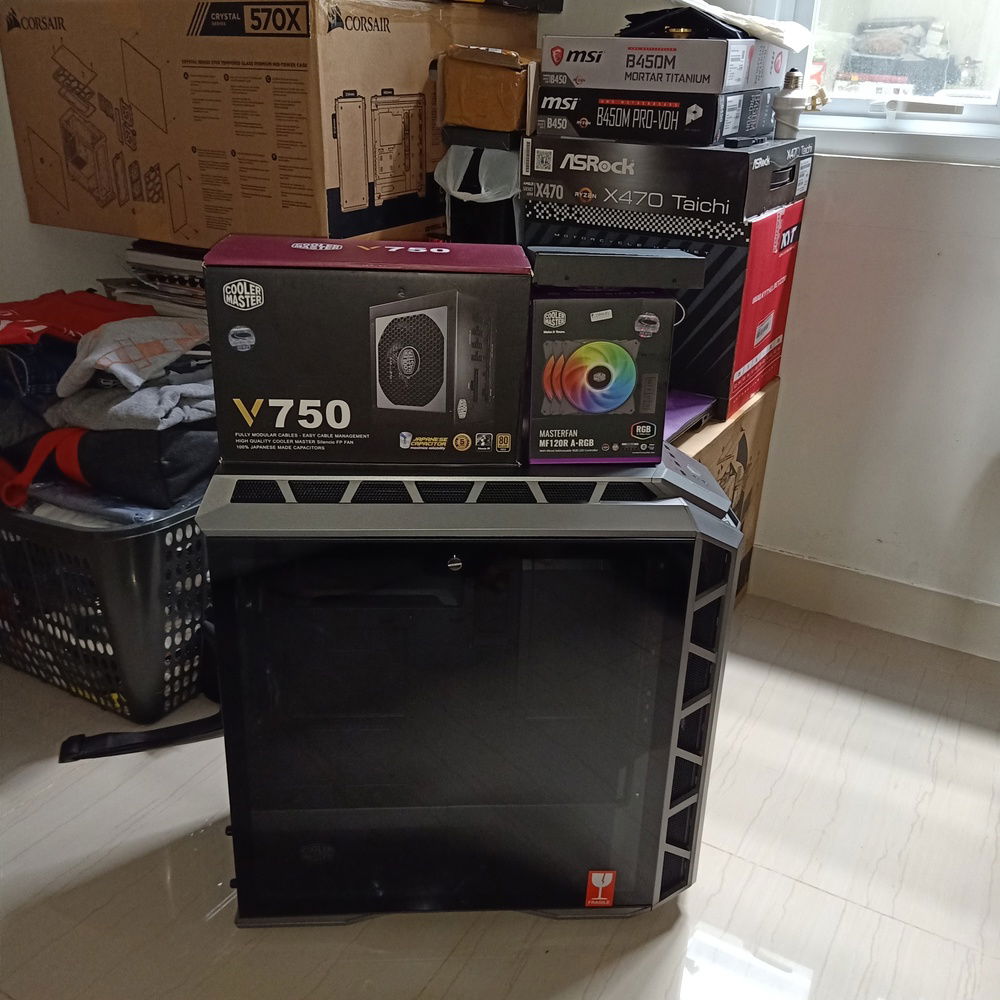 Cooler Master hooks me up with these cool products for the build.