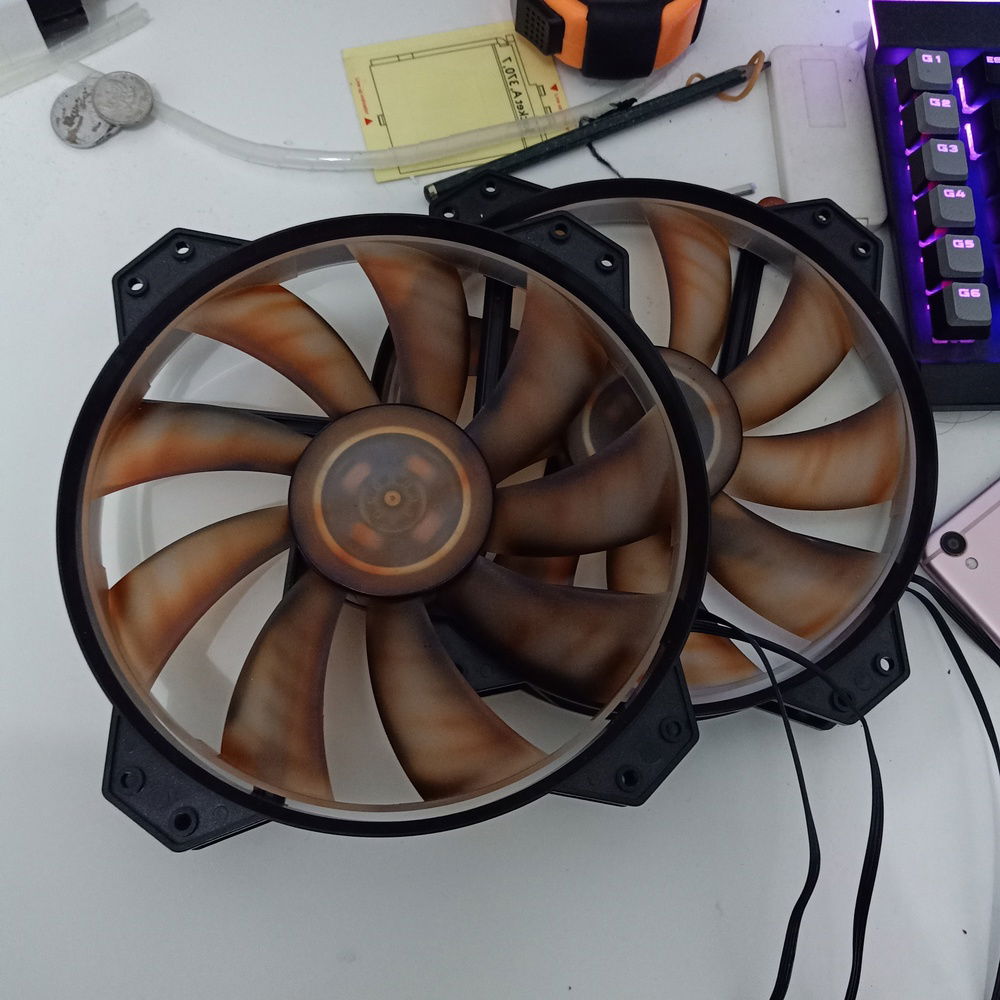 did the same to the front 200mm fans.