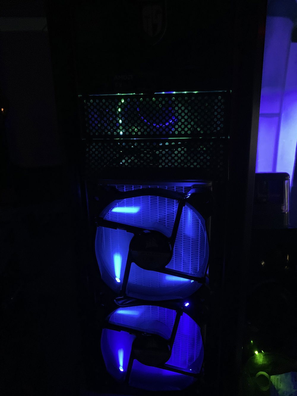 Front fans/night shot