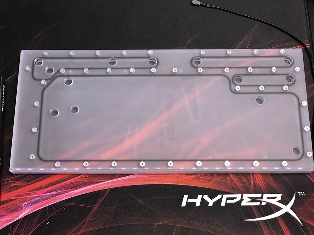 This is the Barrow waterway plate for the TT Level 20 GT case. Its pretty fricken big lol.