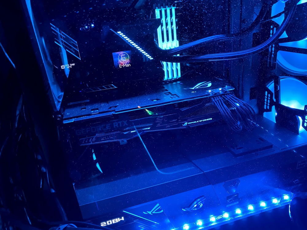 Inside shot with my logo on the cooler