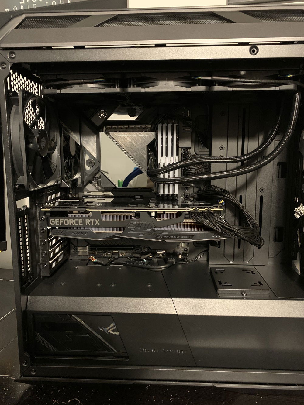 Graphics card installed