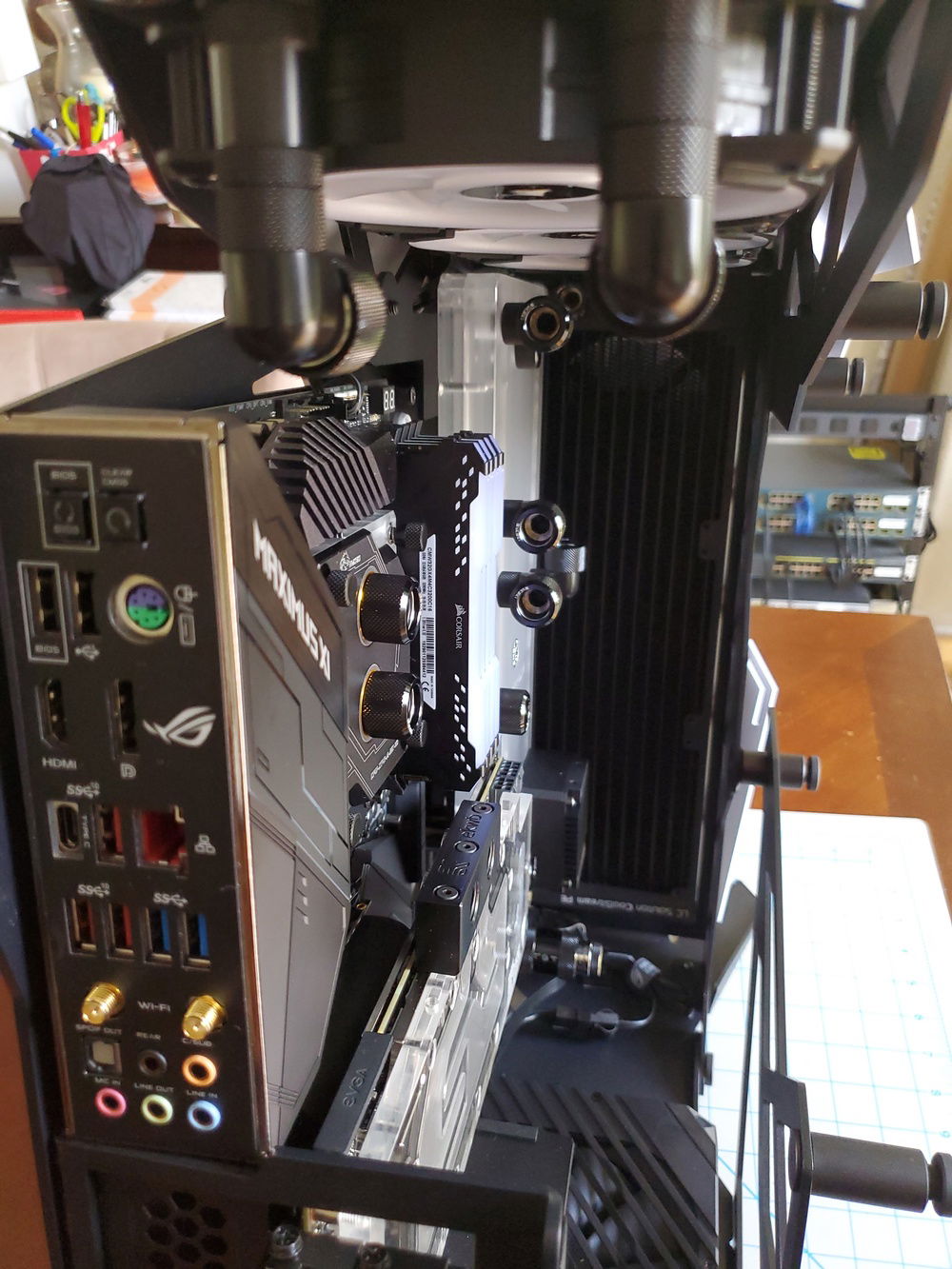 Interior after Bykski parts installed.