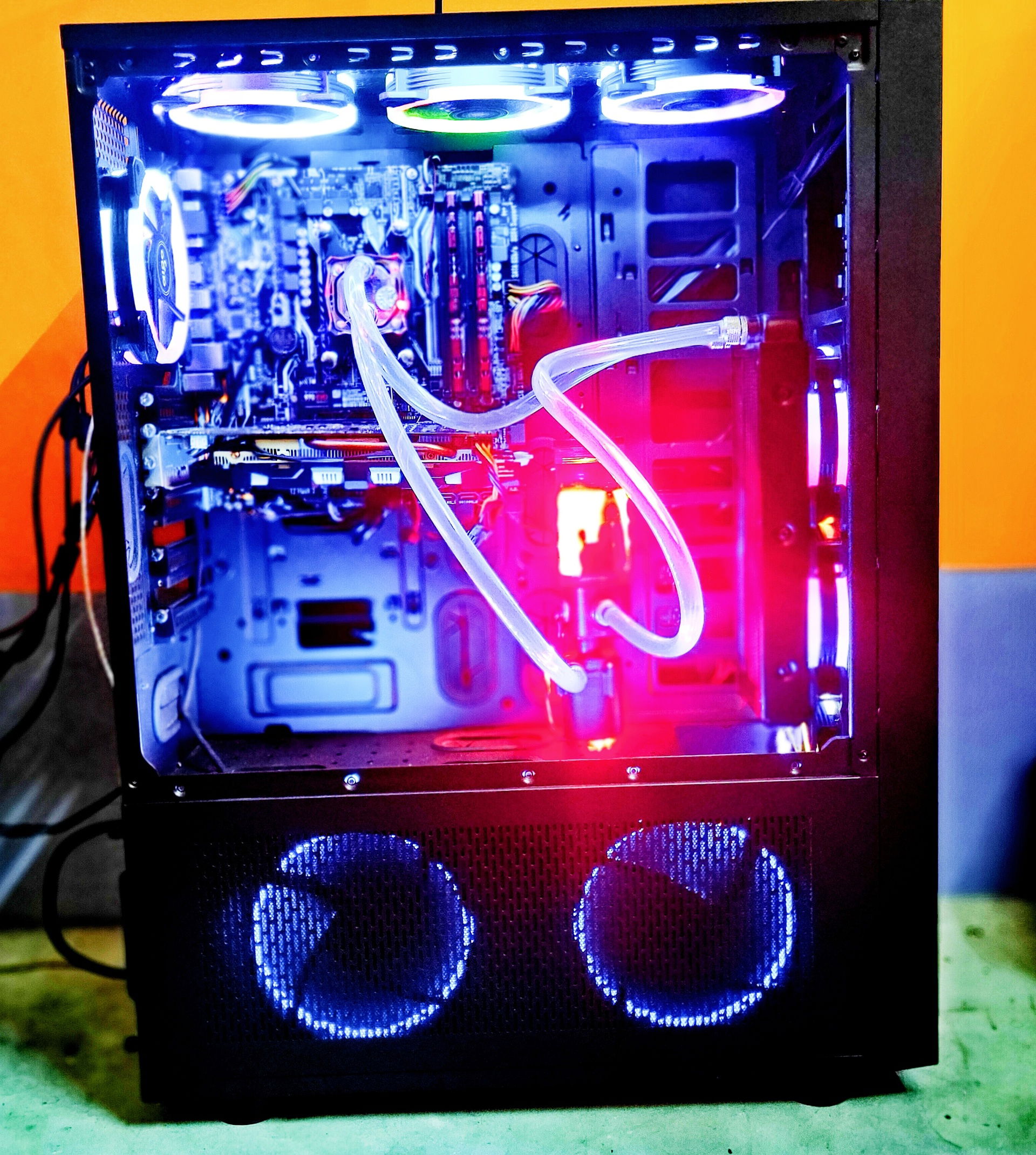 My first custom water cooling loop » builds.gg
