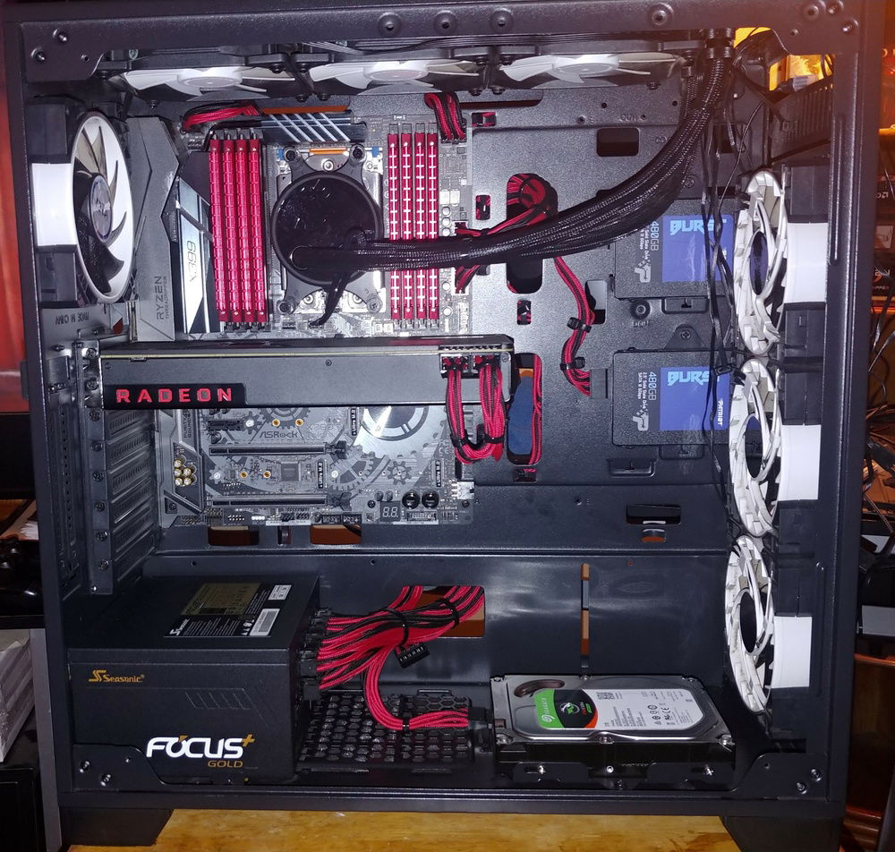 More cable management.