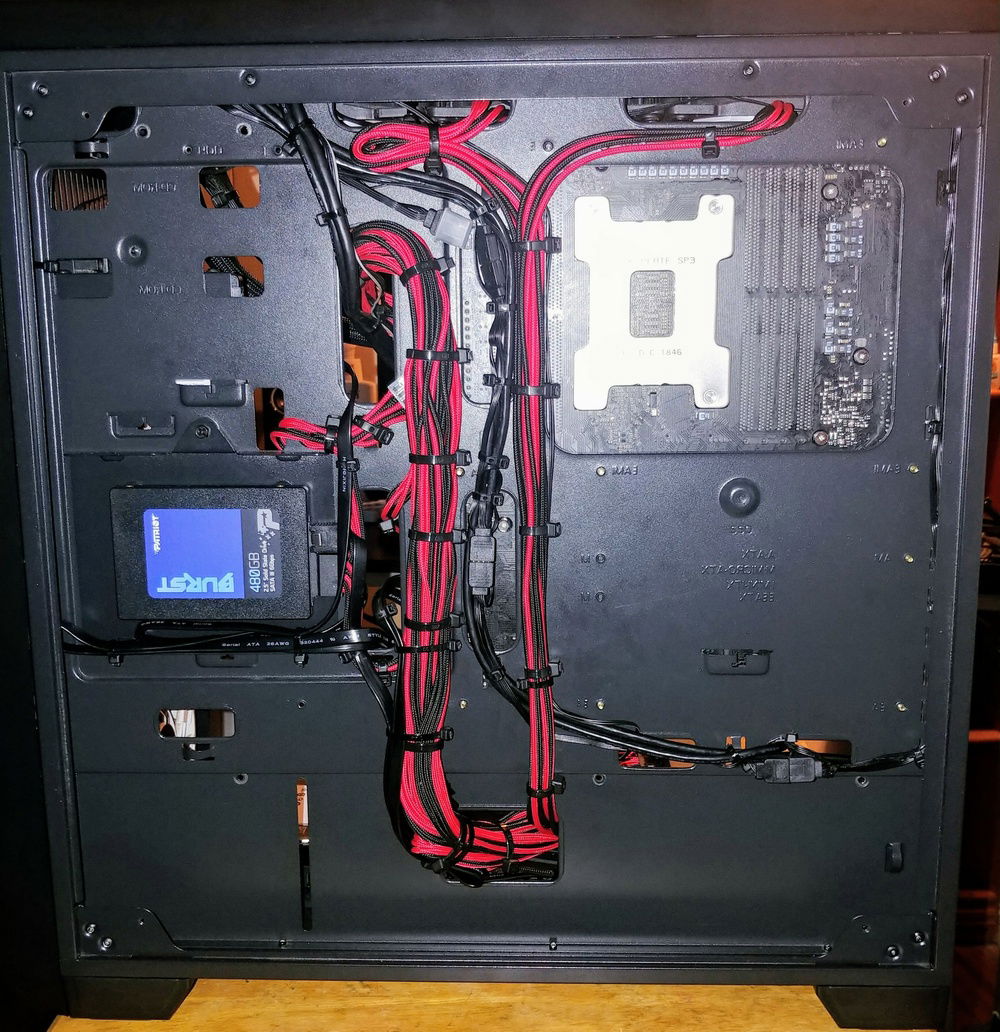 Better cable managing.