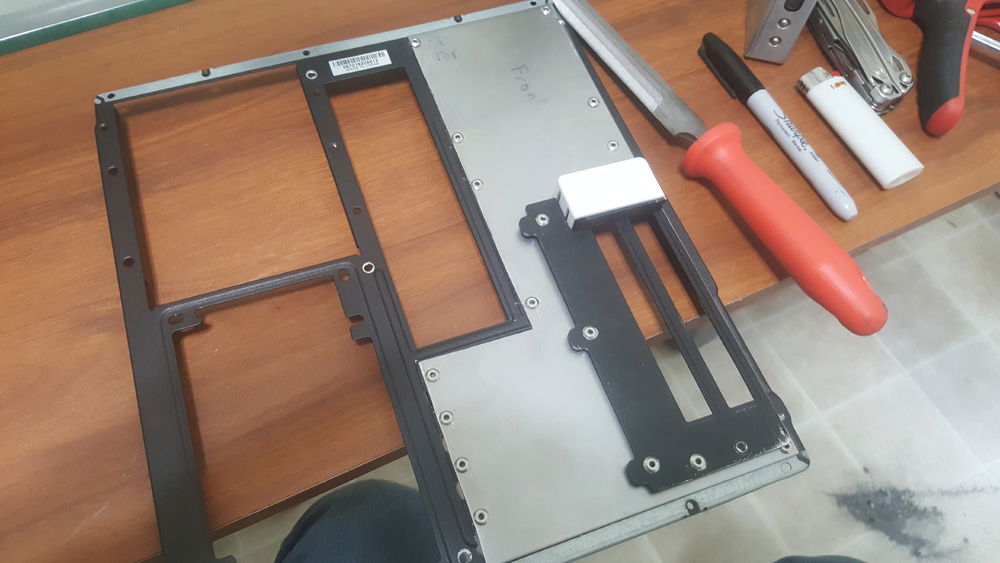 I did this Vertical GPU mod by de-riviting the back panel cutting the stock fan mount and gpu bracket out, and making my own backplate from steel and a gpu mount piece from some bitmining case that cost 5$