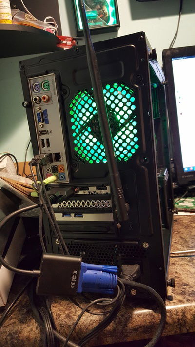 Yep!! Even got the old WI-FI from the old case working on it.