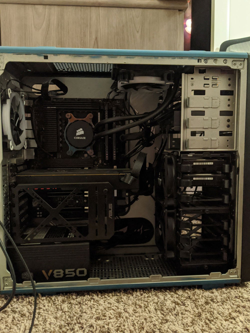 v2: changed out motherboard and added included GPU brace