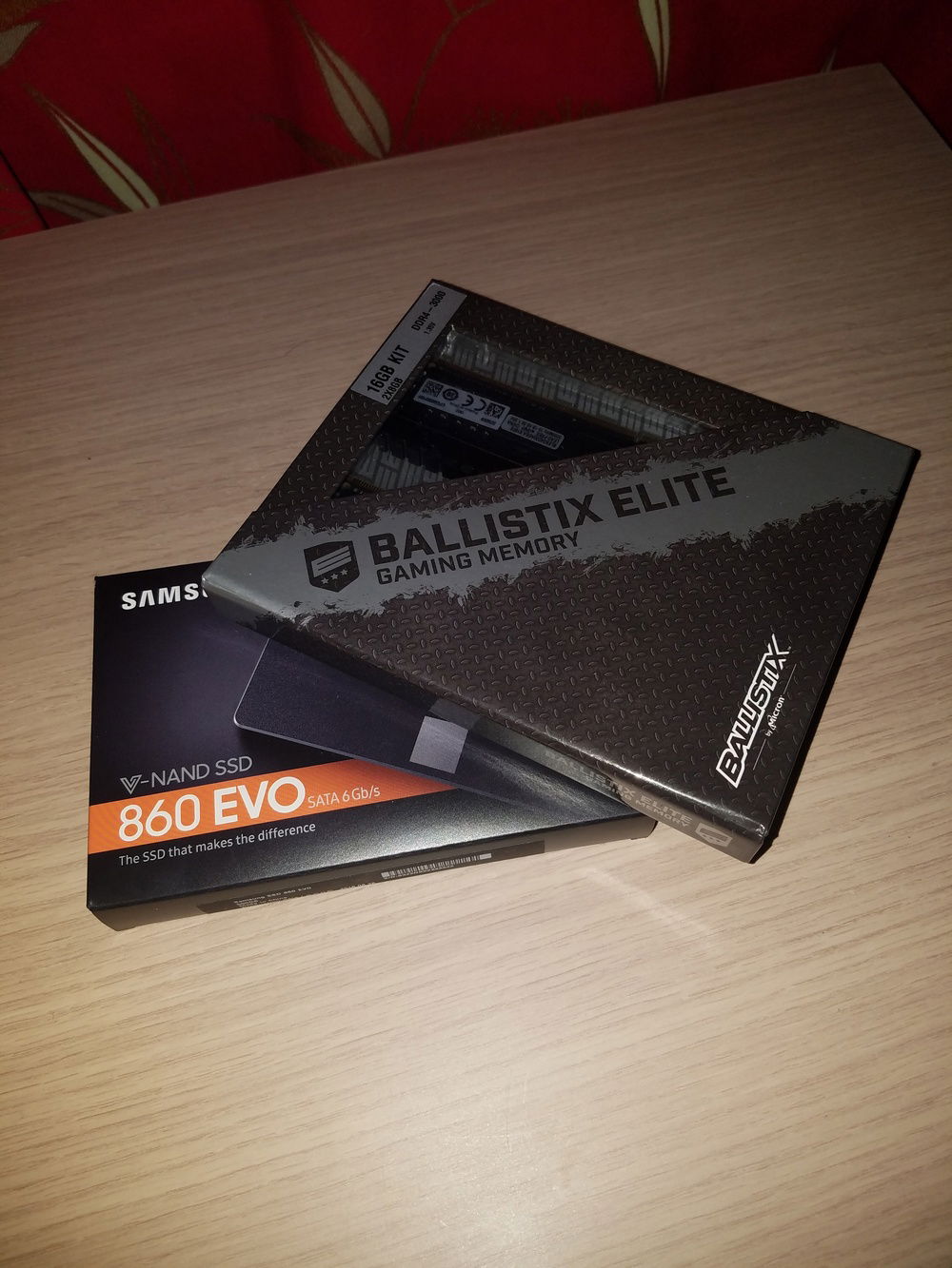 Nothing special. Just the memory and storage