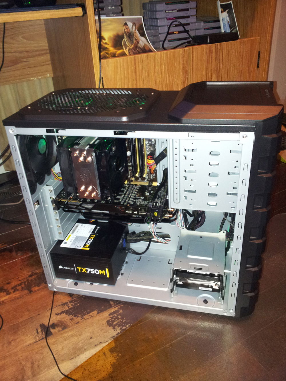 Inside the old beast.