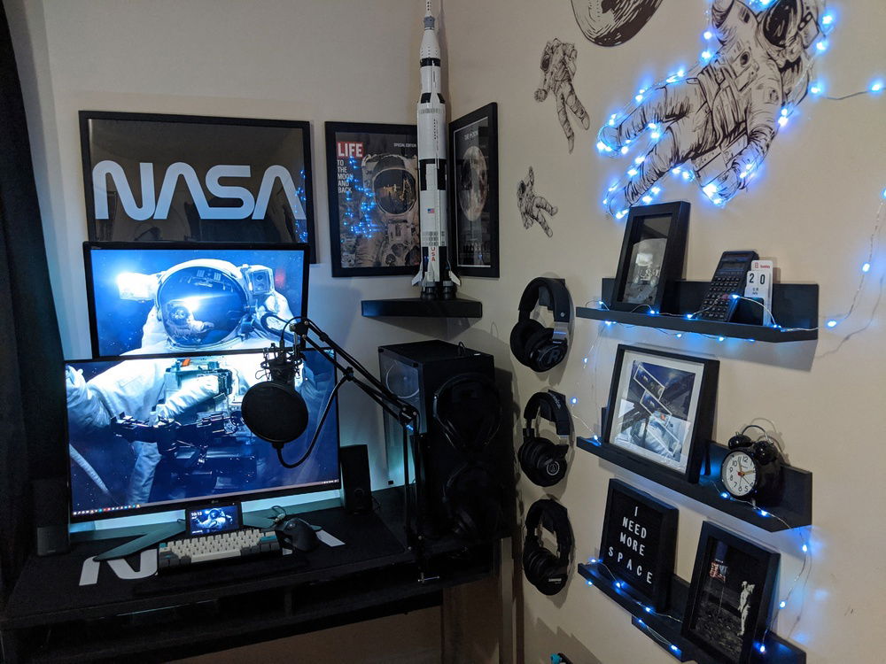 What the setup currently looks like in 2020.