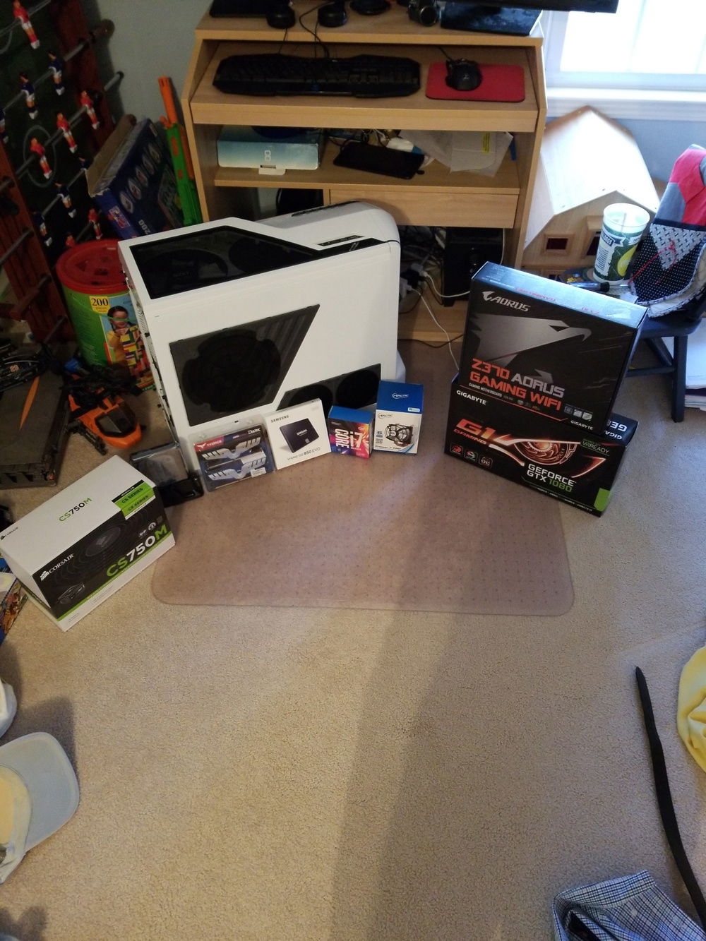 Parts (Ignore z370, got shipped on accident, mine now :)