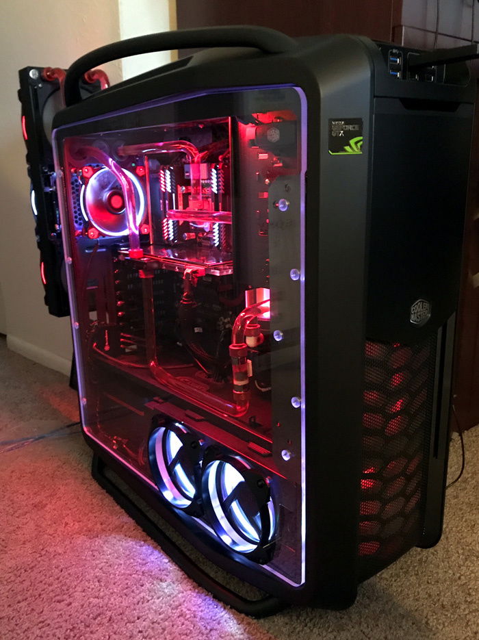 picture is from Shawn Krupianik's Cooler Master Cosmos II Custom PC build