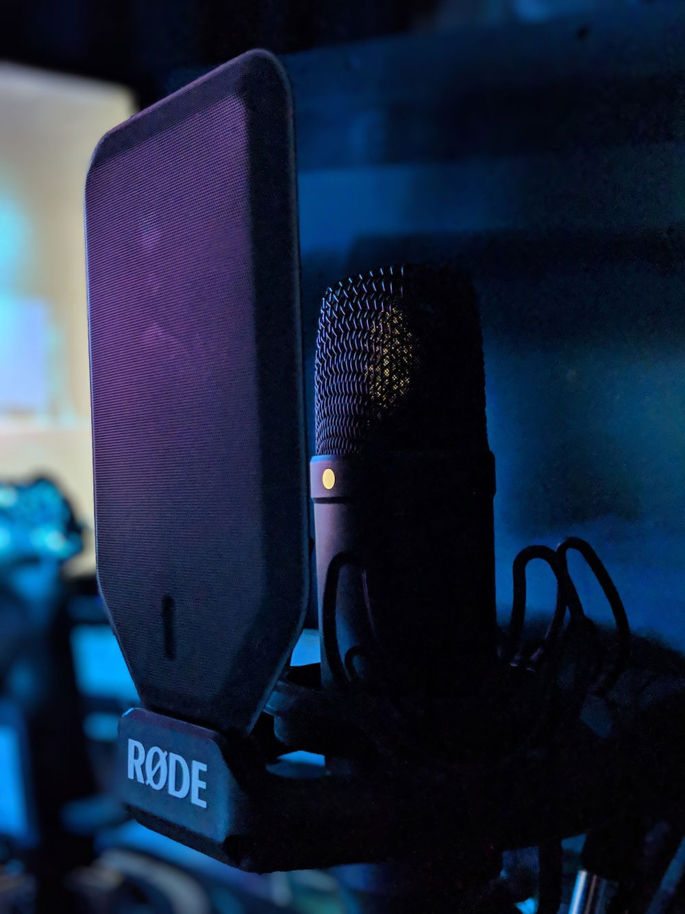 My Rode NT1. Fantastic sound.