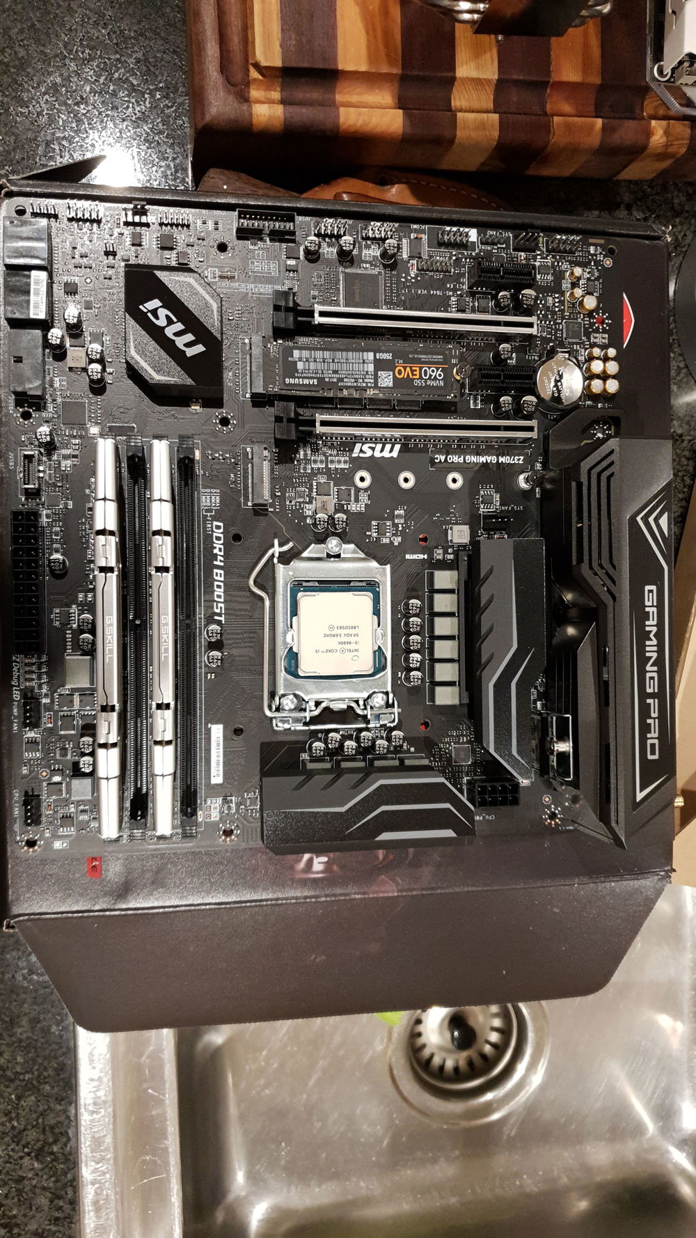 8600k in its new home.