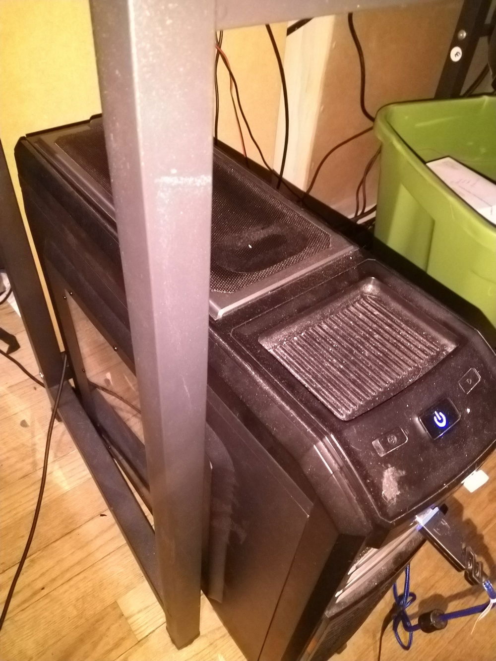 The case under my desk