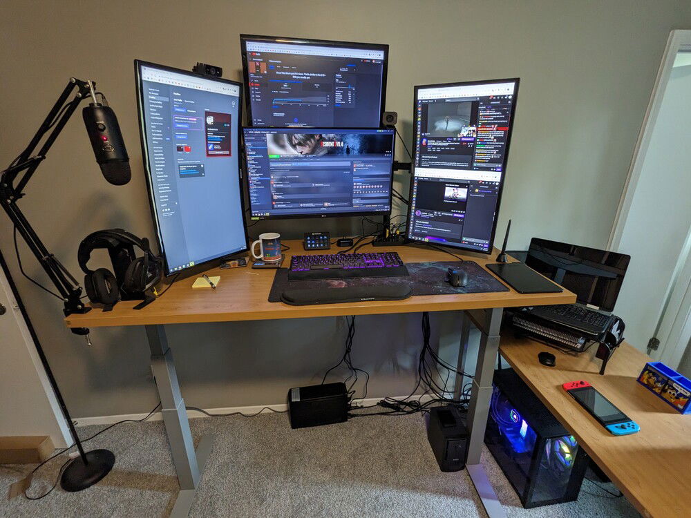 Current standing desk setup