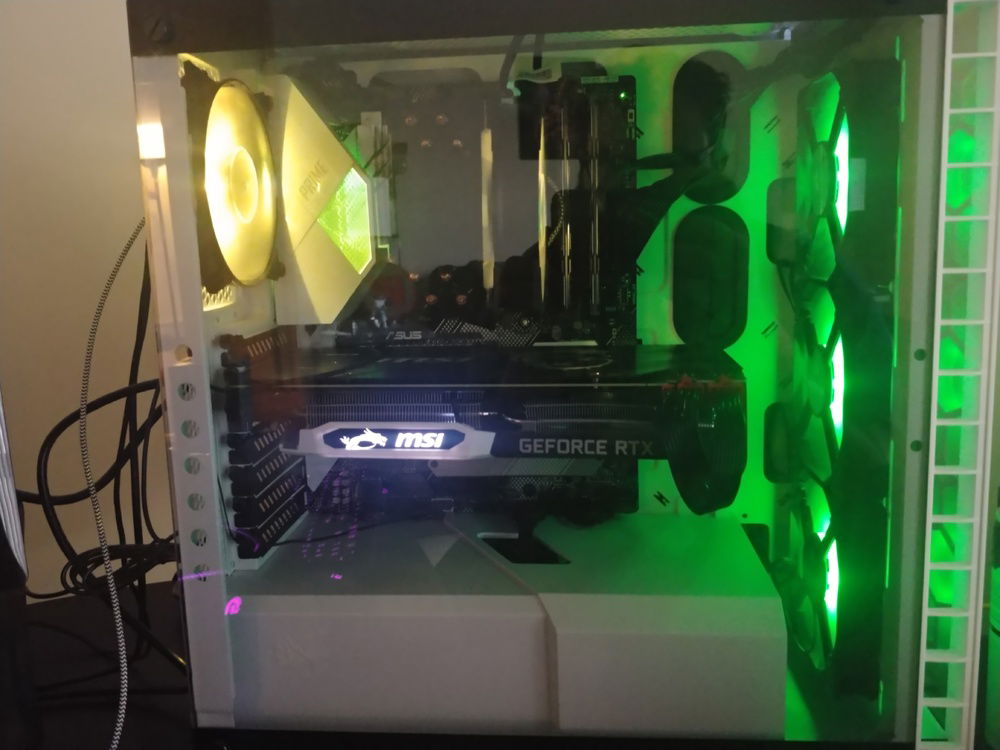 After changing PSU and managing cables better.
