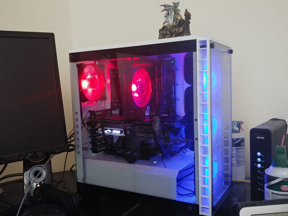 Original build. This is before taking time to manage cables.
