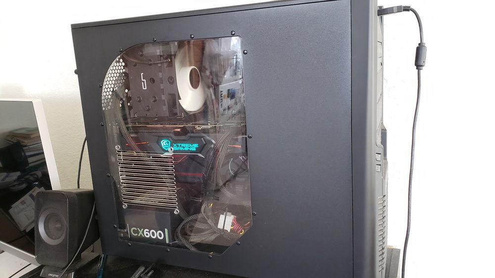 I know it's a little ratty and dusty, but it's also going strong for 3+ years. :)